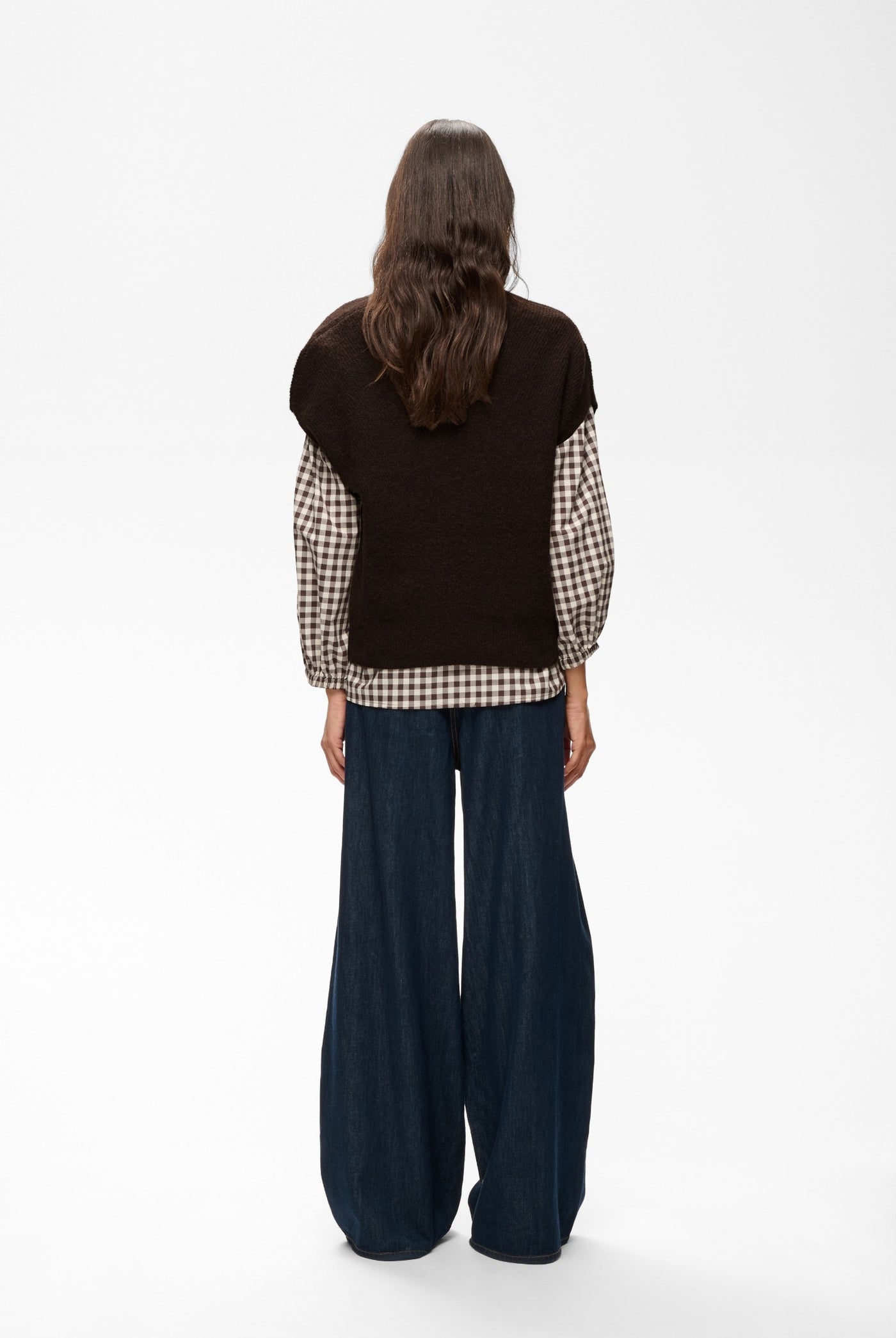 GUNAIW TOP Chocolate Brown Melange - 1911 - 30112931