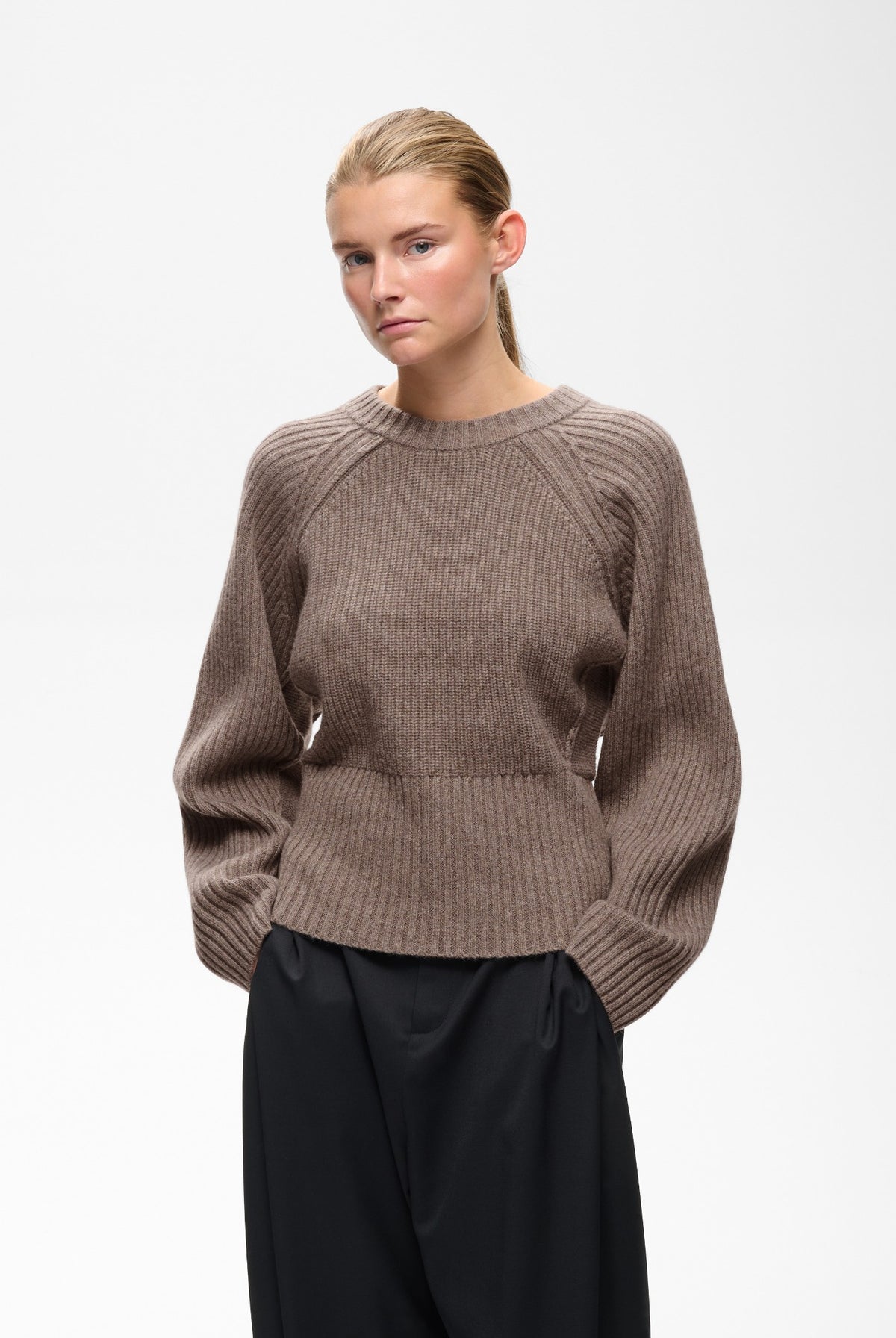 NOOMIIW KAXY CREWNECK Cinder Melange - 1715061 - 30112938
