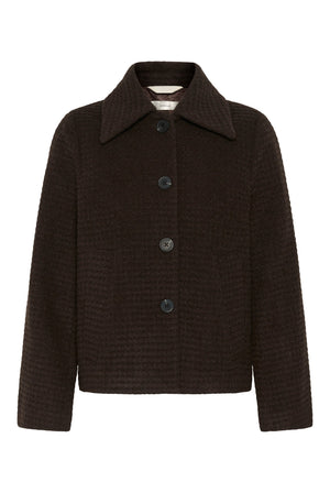 HENDRIXIW SHORT JACKET Chocolate Brown - 191109 - 30112980