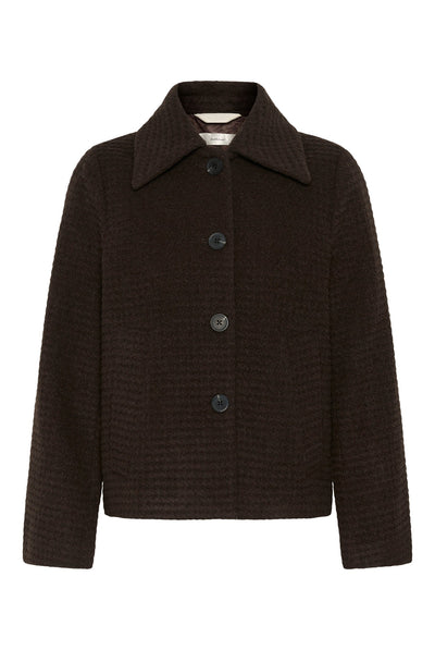 HENDRIXIW SHORT JACKET Chocolate Brown - 191109 - 30112980 Thumbnail