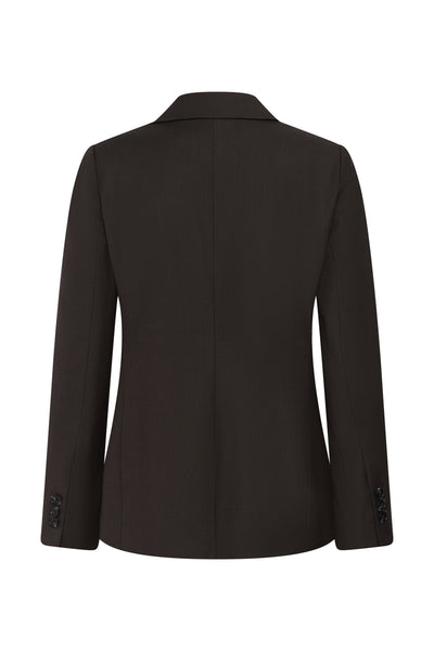 CADIEIW MEL CORE BLAZER Chocolate Brown Melange - 1911 - 30113067 Thumbnail