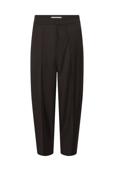 CADIEIW MEL CORE BARREL PANT Chocolate Brown Melange - 1911 - 30113069 Thumbnail