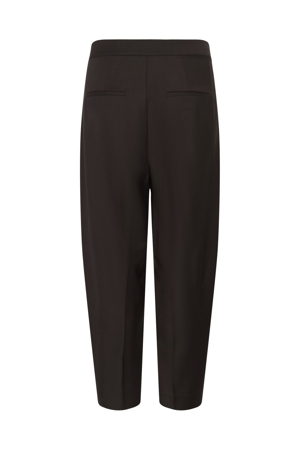 CADIEIW MEL CORE BARREL PANT Chocolate Brown Melange - 1911 - 30113069