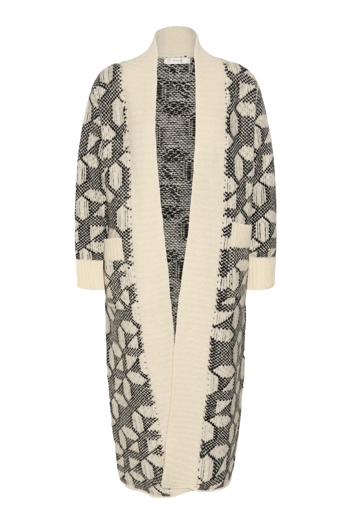 TULAIW CARDIGAN GRAFIC TILE PATTERN - 90001327 - 30113081