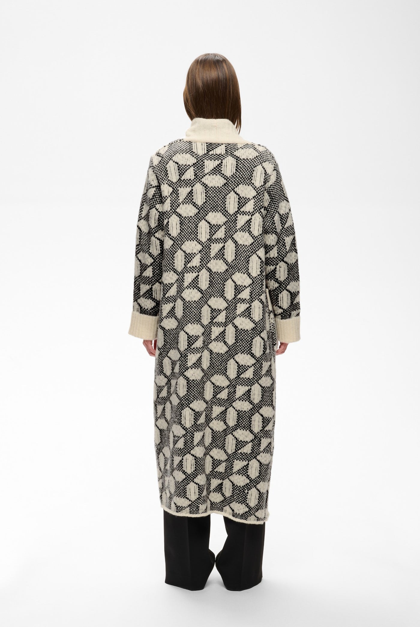 TULAIW CARDIGAN GRAFIC TILE PATTERN - 90001327 - 30113081