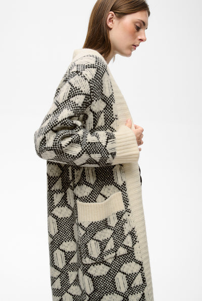 TULAIW CARDIGAN GRAFIC TILE PATTERN - 90001327 - 30113081 Thumbnail