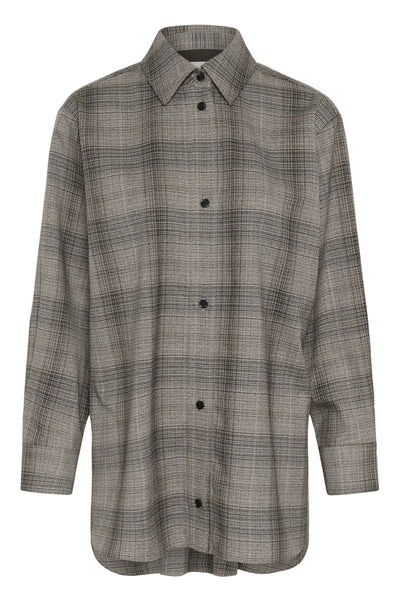 CHECKIEIW SHIRT JACKET BROWN FALL CHECK - 900013856 - 30113083 Thumbnail