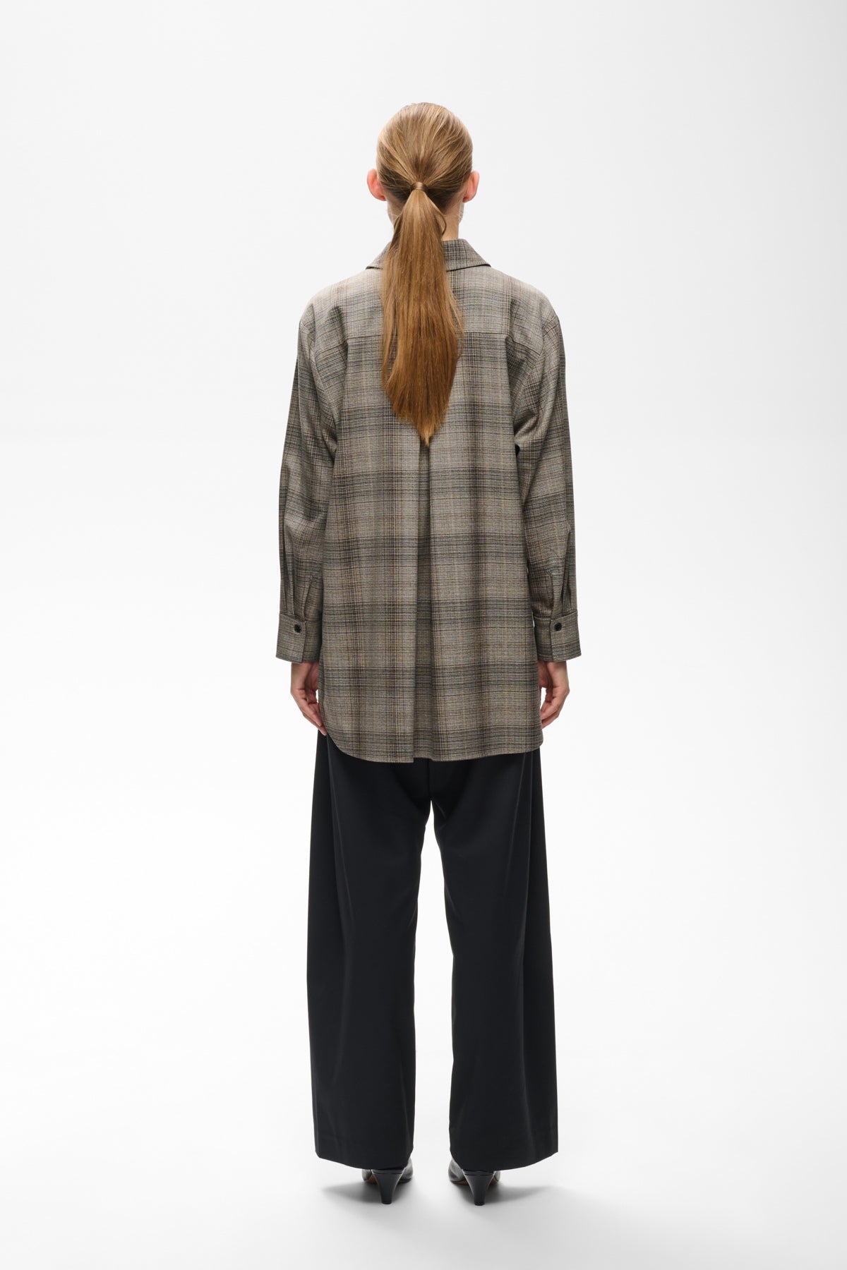CHECKIEIW SHIRT JACKET BROWN FALL CHECK - 900013856 - 30113083