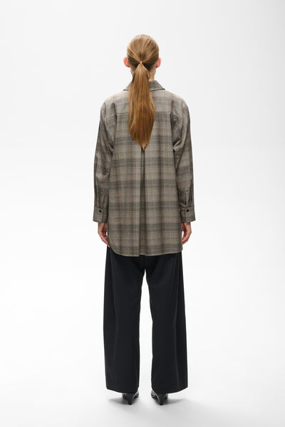 CHECKIEIW SHIRT JACKET BROWN FALL CHECK - 900013856 - 30113083 Thumbnail