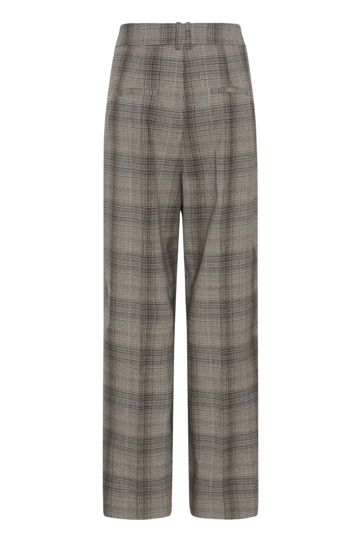 CHECKIEIW BARREL PANT BROWN FALL CHECK - 900013856 - 30113084