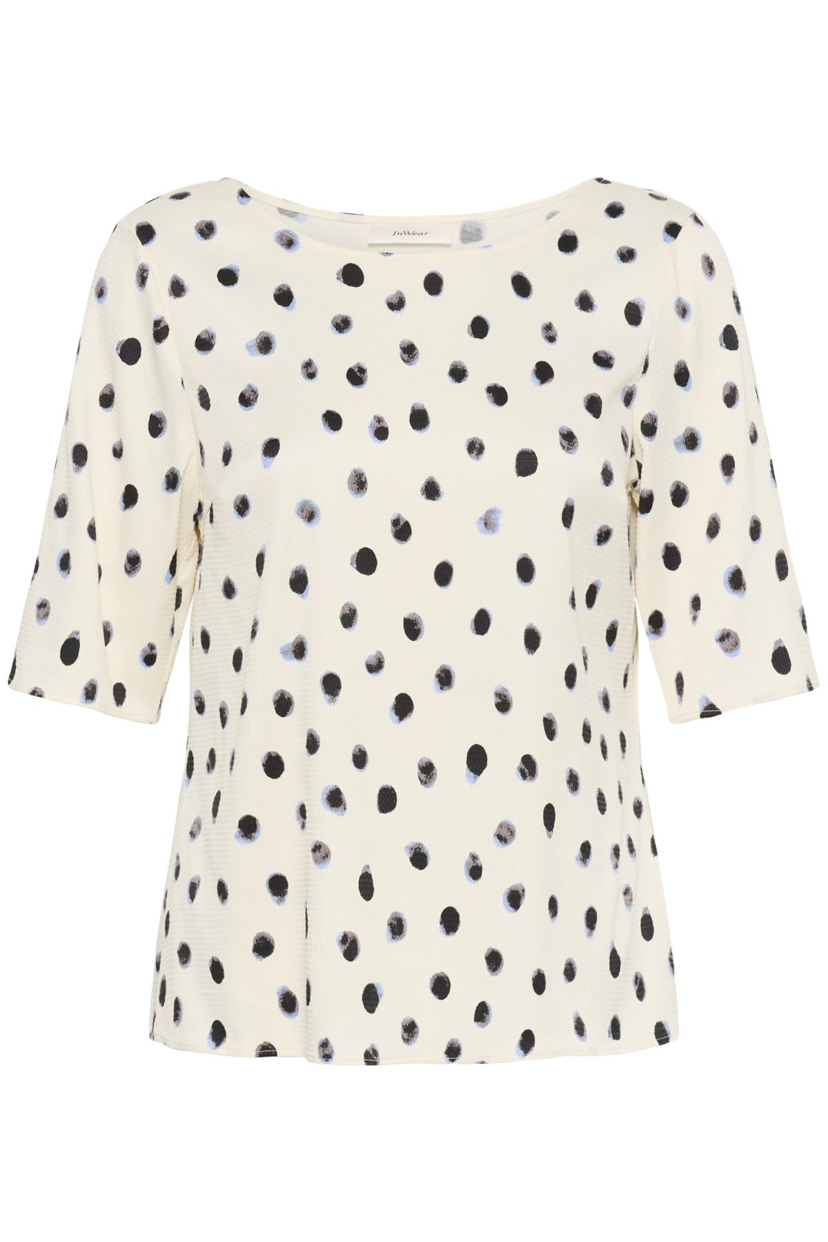 HENRIIW BLOUSE VANILLA BRUSH DOT - 900009019 - 30113103