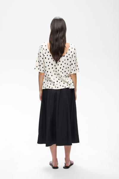 HENRIIW BLOUSE VANILLA BRUSH DOT - 900009019 - 30113103 Thumbnail