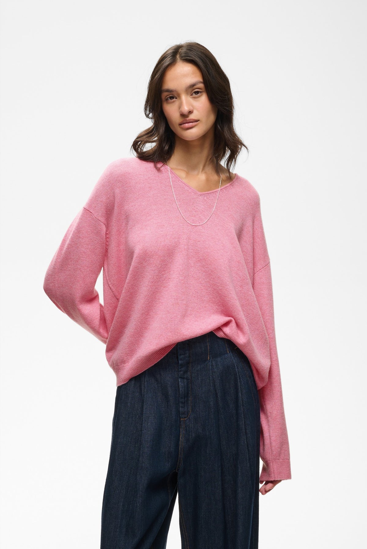 TALLYIW MONIKA V-NECK POLIGNAC MELANGE - 1617121 - 30113217