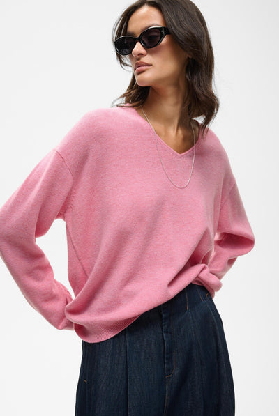 TALLYIW MONIKA V-NECK POLIGNAC MELANGE - 1617121 - 30113217 Thumbnail