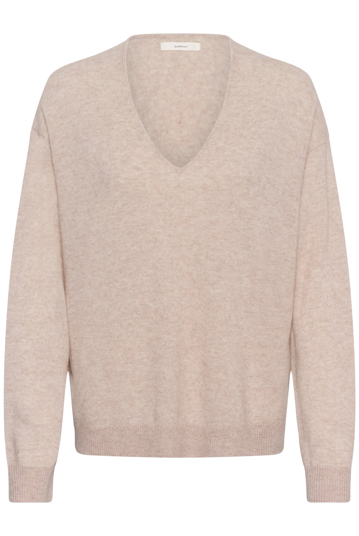 TALLYIW MONIKA V-NECK Cinder Melange - 1715061 - 30113217