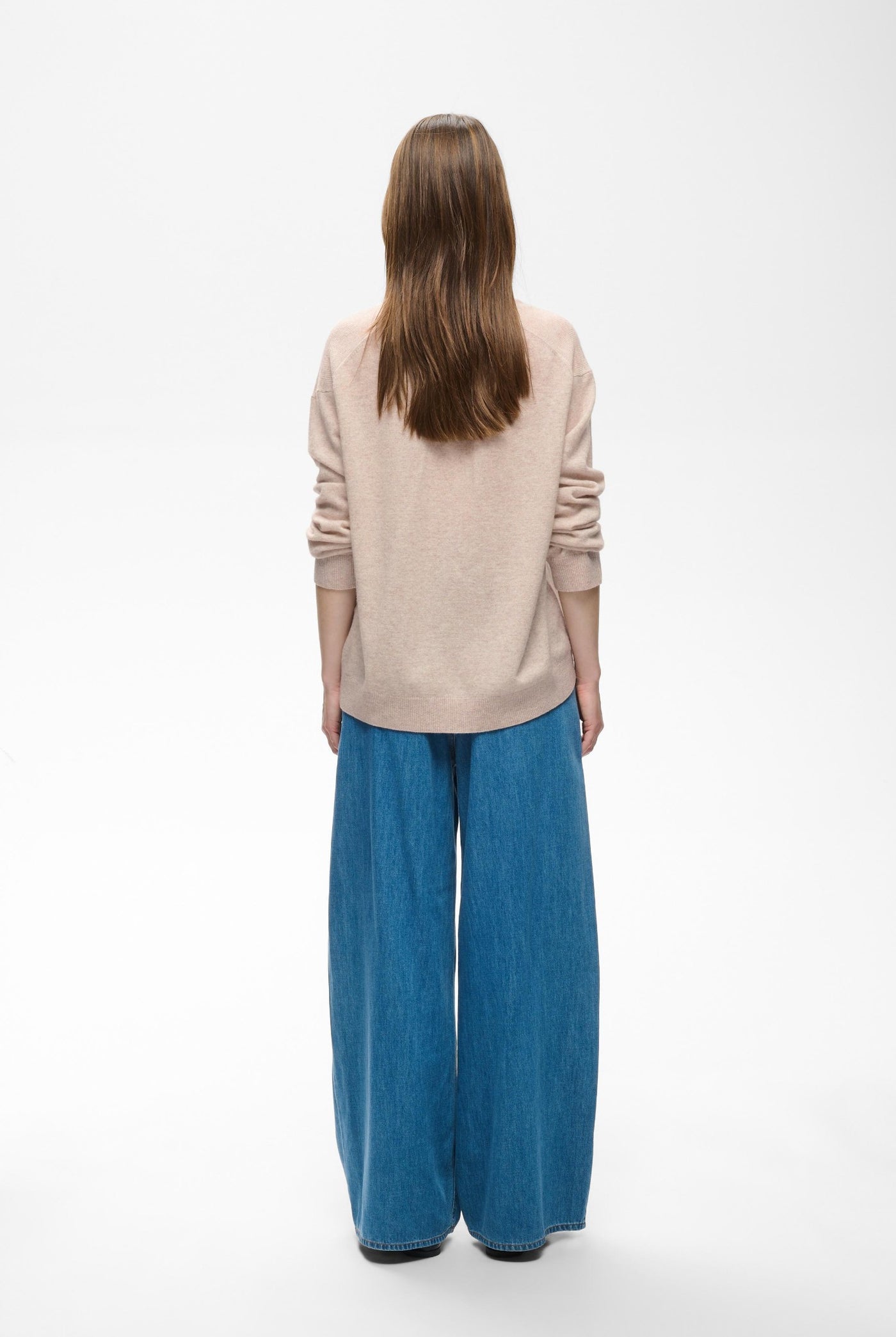 TALLYIW MONIKA V-NECK Cinder Melange - 1715061 - 30113217