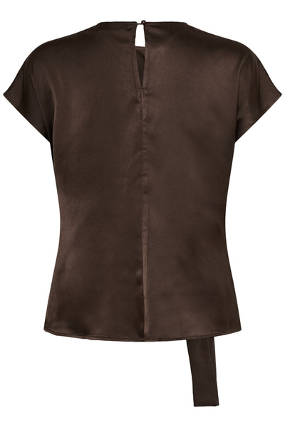 SATINEIW KNOT TOP Chocolate Brown - 191109 - 30113427 Thumbnail