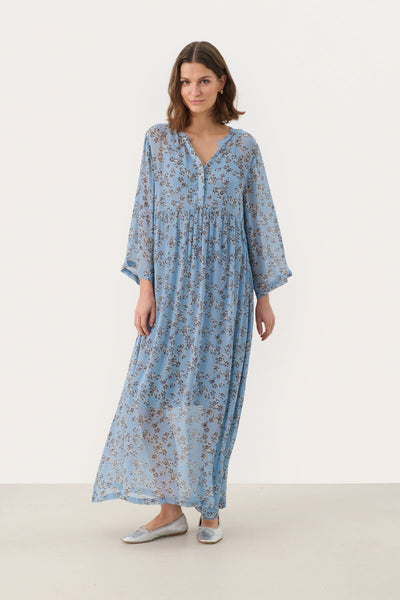 PoloniaPW DR Faded Denim Scattered Flower - 30307030 Thumbnail