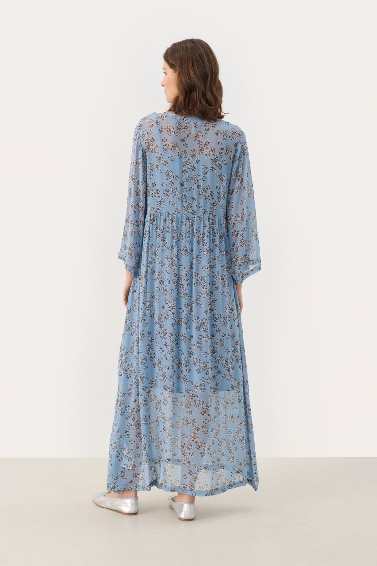 PoloniaPW DR Faded Denim Scattered Flower - 30307030