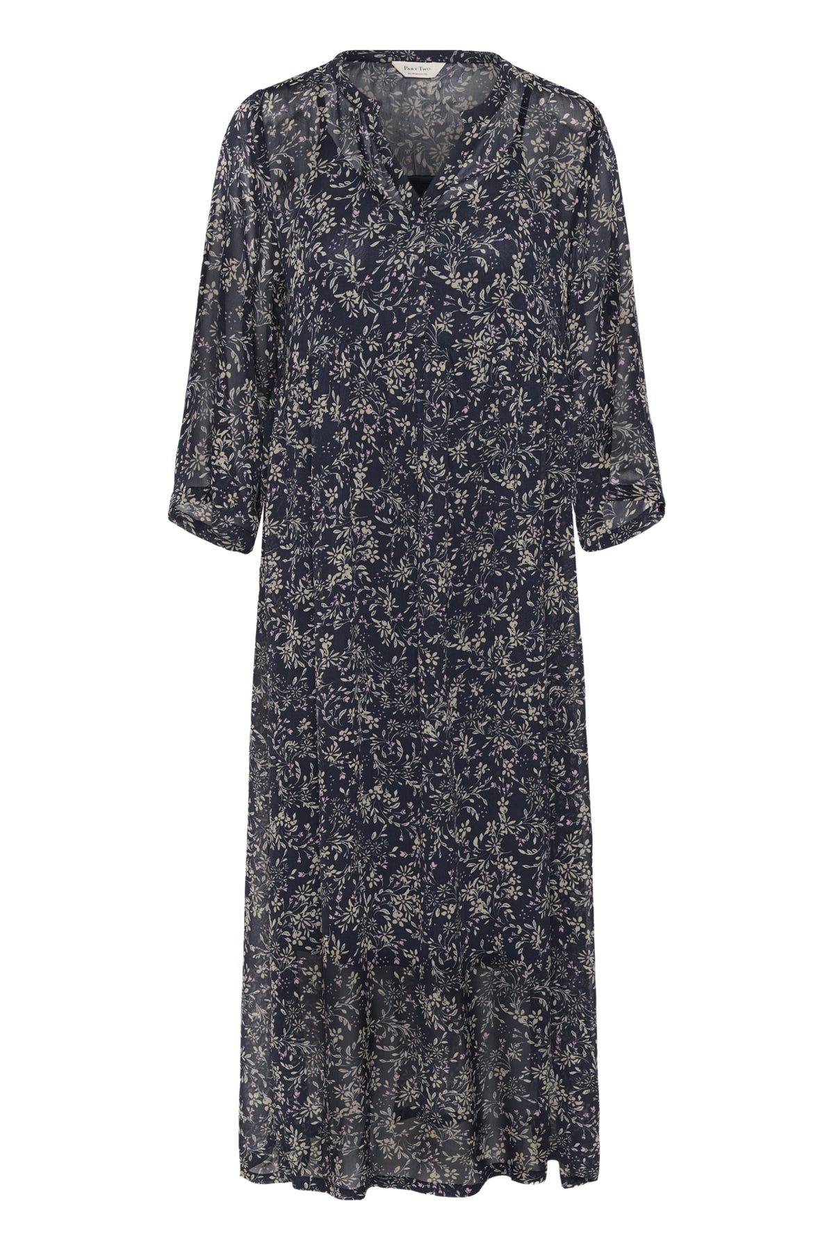 PoloniaPW DR Dark Navy Scattered Flower - 30307030
