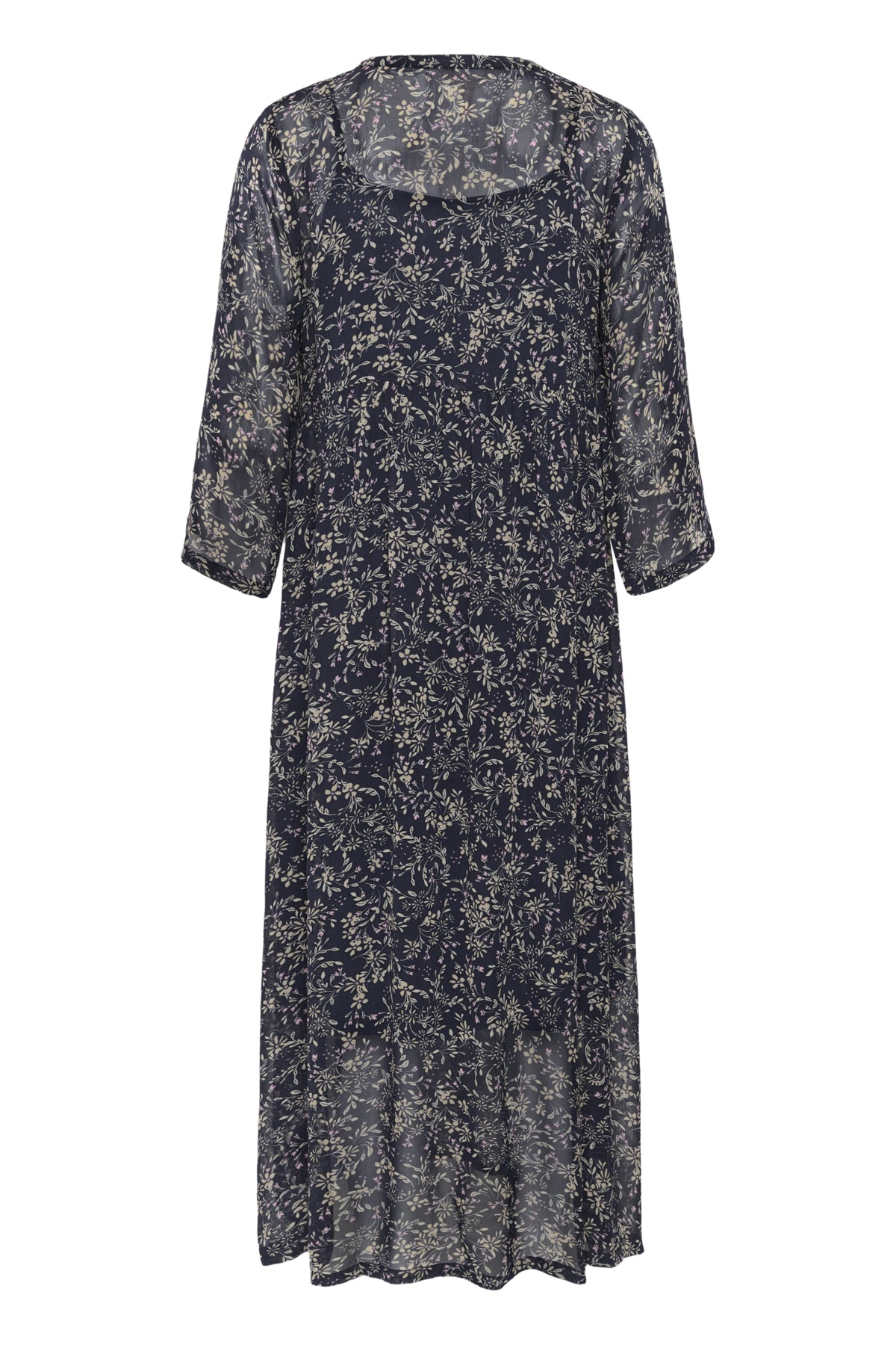 PoloniaPW DR Dark Navy Scattered Flower - 30307030