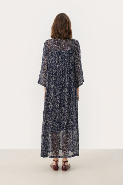 PoloniaPW DR Dark Navy Scattered Flower - 30307030 Thumbnail