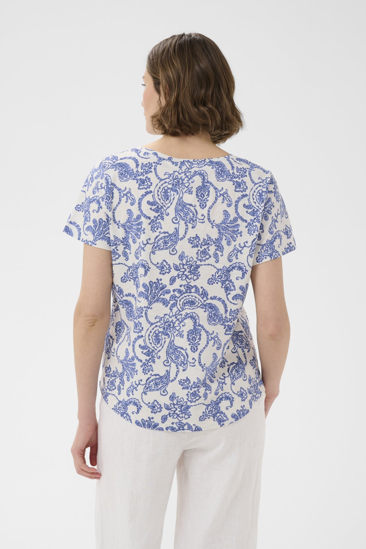 GesinasPW TS Blue Dot Paisley Print - 30495 - 30307288
