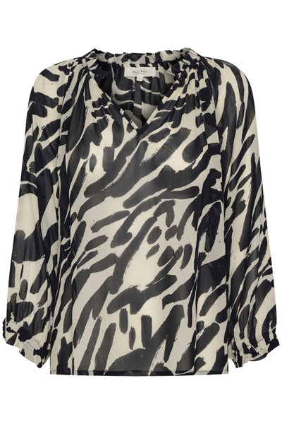 ElsiaPW BL Dark Navy Brush Print Thumbnail