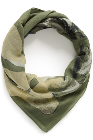 FelisiaPW SC Smokey Olive Leaf Print - 3051 - 30309166