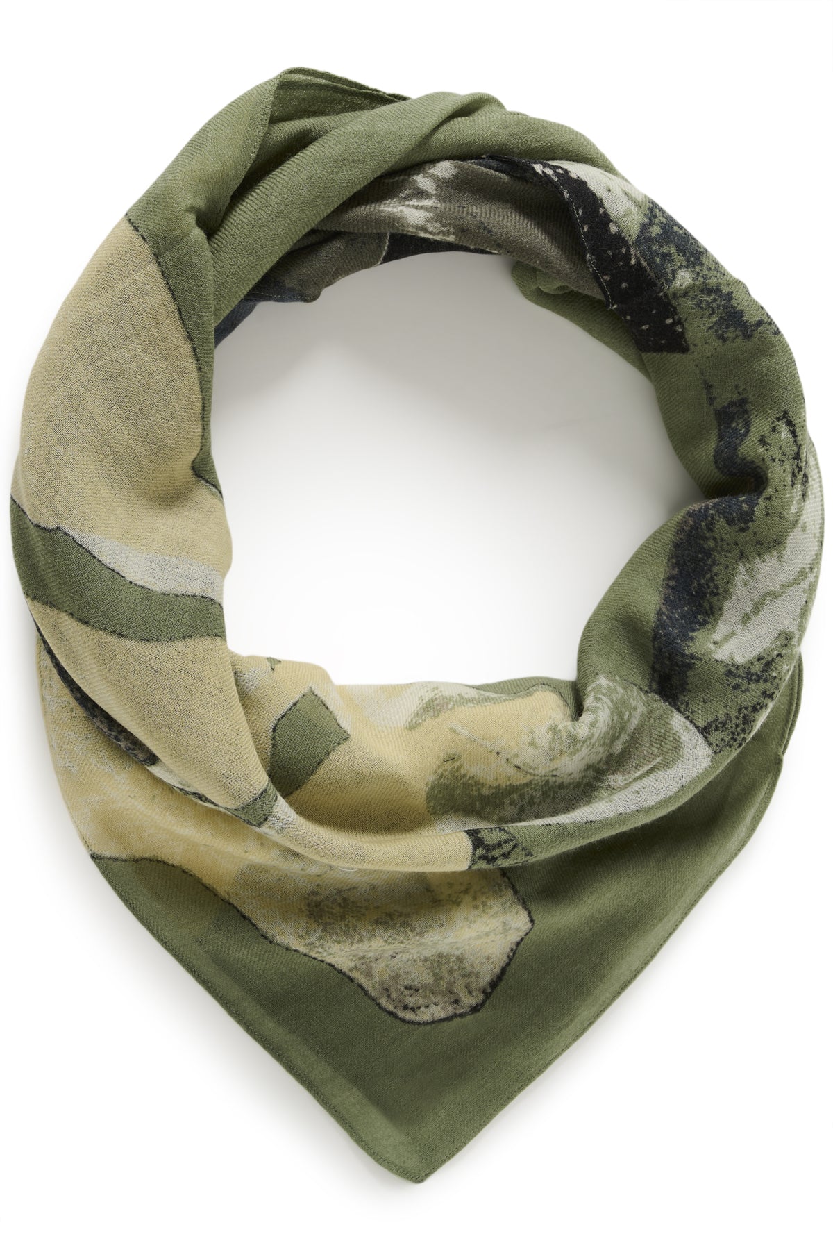 FelisiaPW SC Smokey Olive Leaf Print - 3051 - 30309166