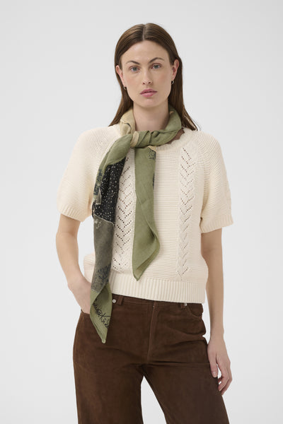 FelisiaPW SC Smokey Olive Leaf Print - 3051 - 30309166 Thumbnail