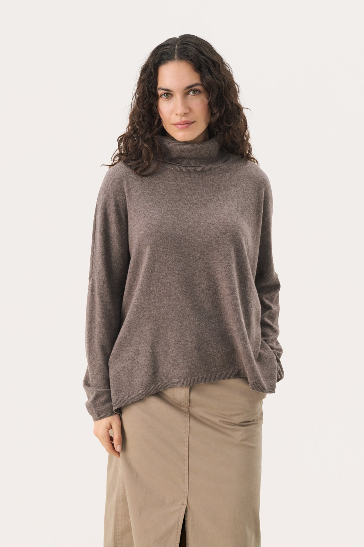 TilanePW PU Dark Mink Melange - 30309548