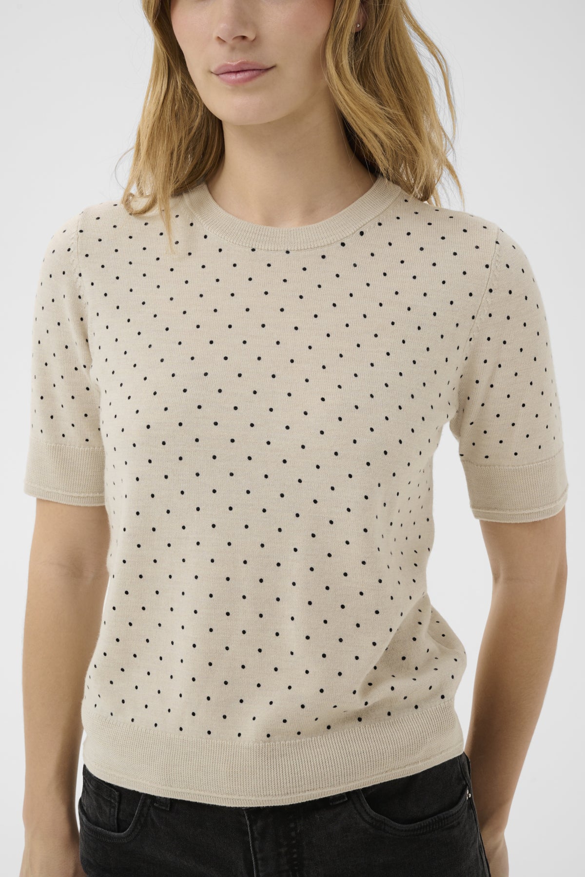 NatanyaPW PU Natural/Navy Dot - 305152 - 30309791