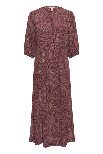 TittaPW DR Tawny Port Dot Print - 30309823 Thumbnail