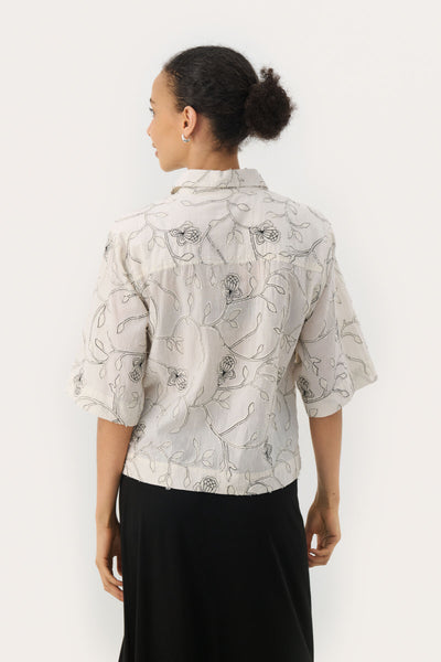 TonnaPW SH Black Stitch on White - 30309825 Thumbnail