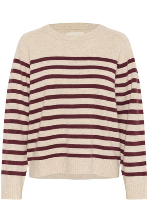 NiakaPW PU Tawny Port Stripe - 30309857