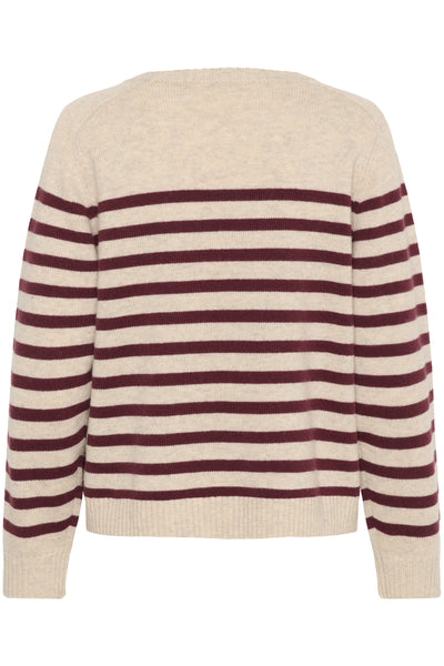 NiakaPW PU Tawny Port Stripe - 30309857 Thumbnail