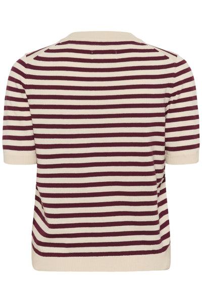GertianaPW PU Tawny Port Stripe - 30309917 Thumbnail