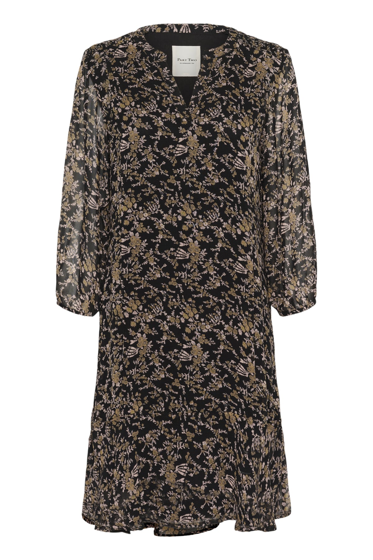 ElkasPW DR Black Flower Bouquet Print - 30309958