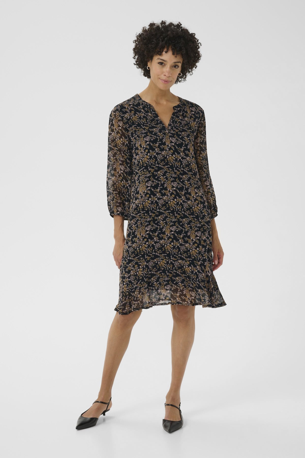 ElkasPW DR Black Flower Bouquet Print - 30309958