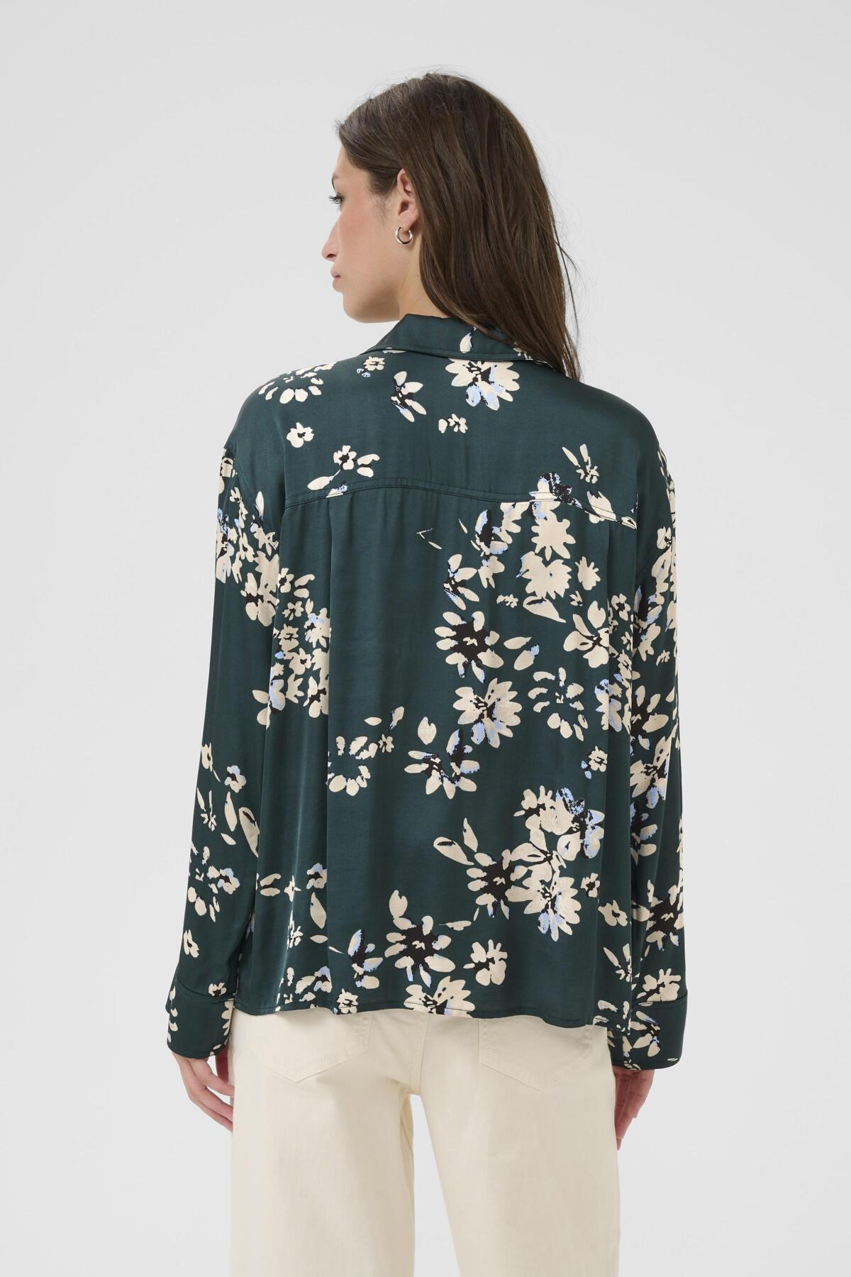 SheenaPW BL Sea Moss faded Flower Print - 30310003