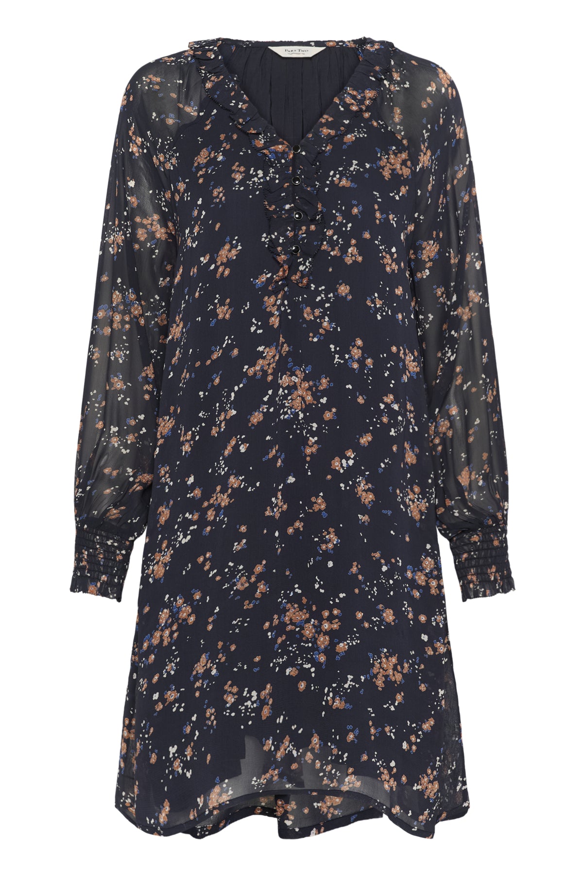 UrmaDR Dark Navy Mini Flower Print - - 30310138