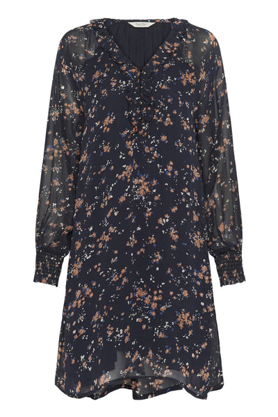 UrmaDR Dark Navy Mini Flower Print - - 30310138 Thumbnail