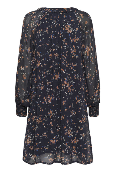 UrmaDR Dark Navy Mini Flower Print - - 30310138 Thumbnail