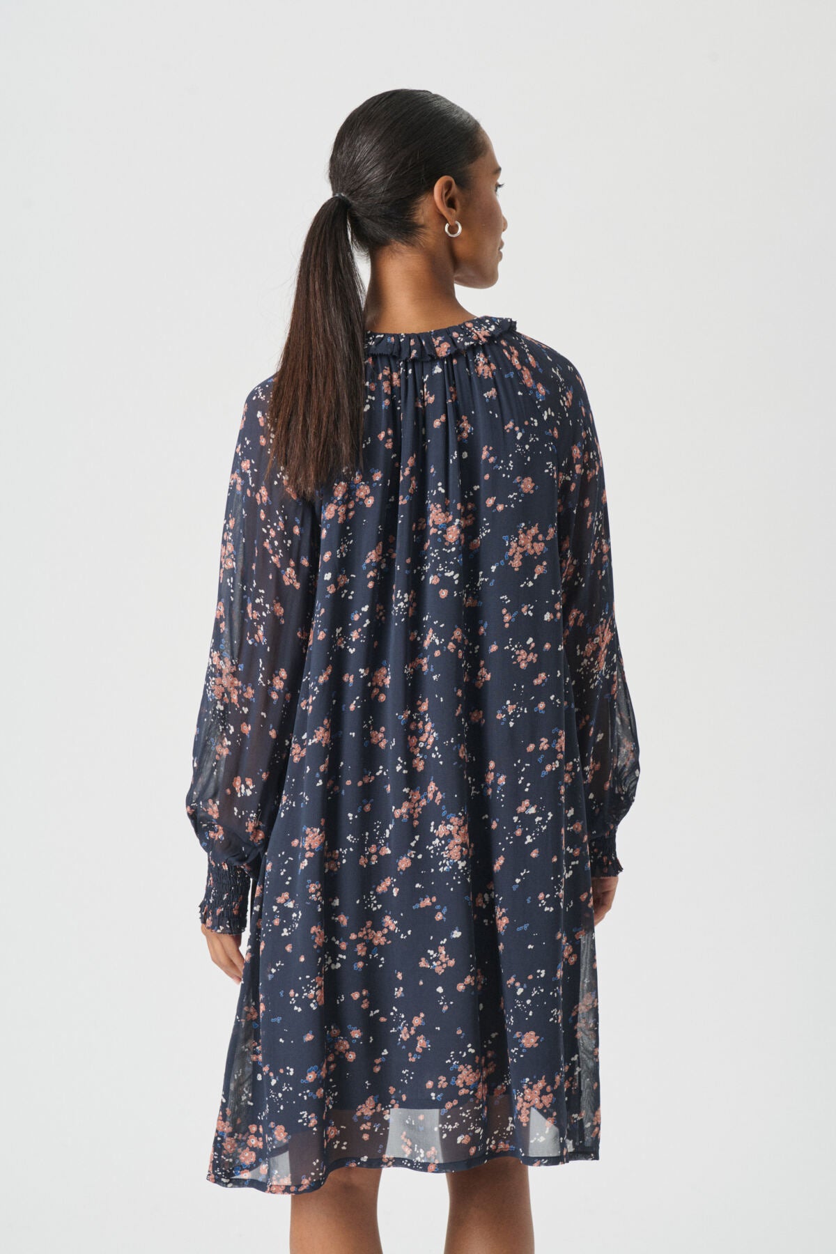 UrmaDR Dark Navy Mini Flower Print - - 30310138
