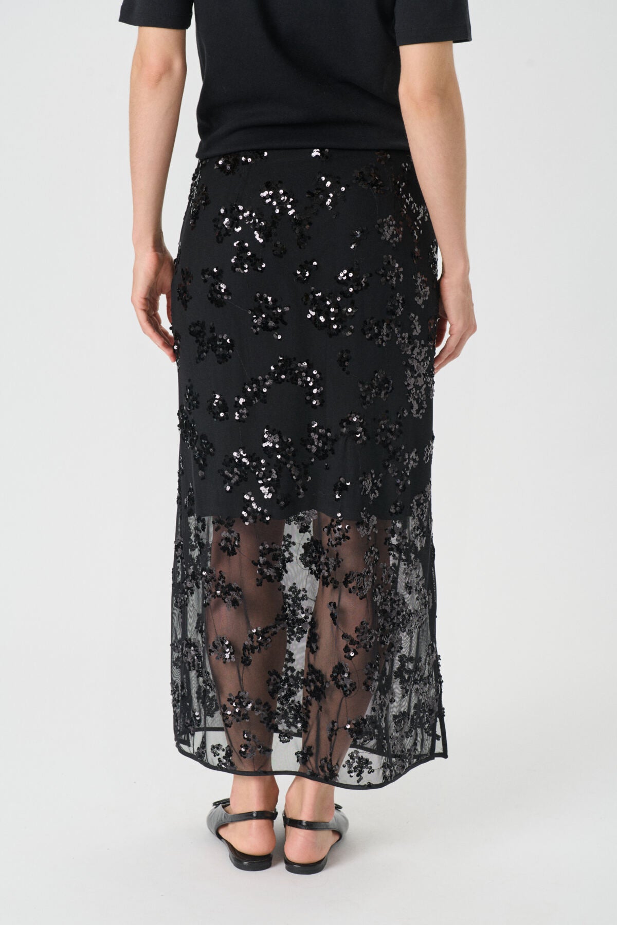 VivikaPW SK Black Sequins on mesh - 304383 - 30310197