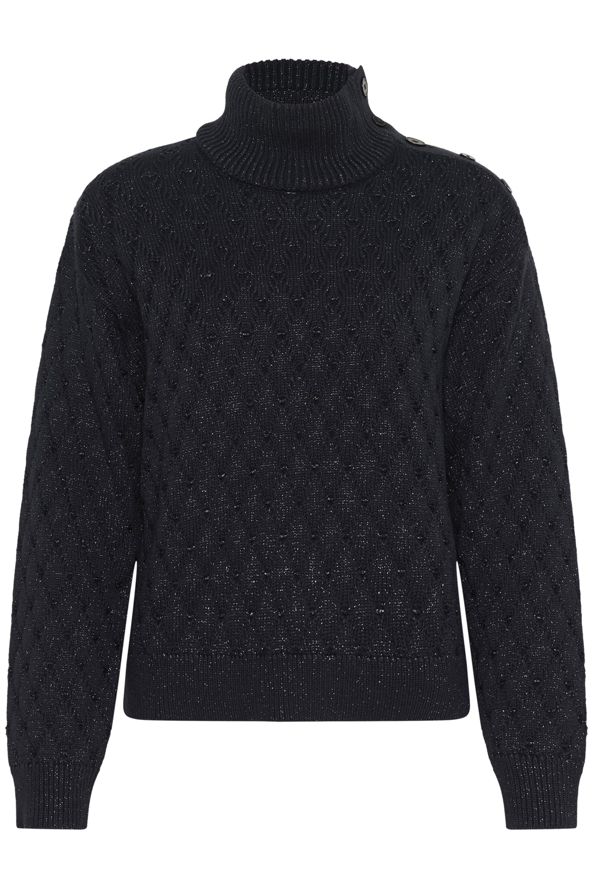 VarunaPW PU Dark Navy with Lurex - 304418 - 30310211