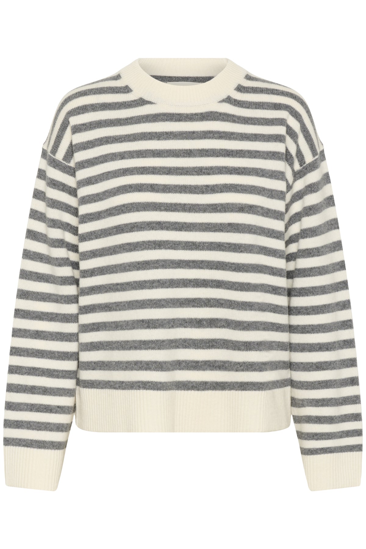 VinasPW PU Grey Melange/Whitecap Stripe - 30310219