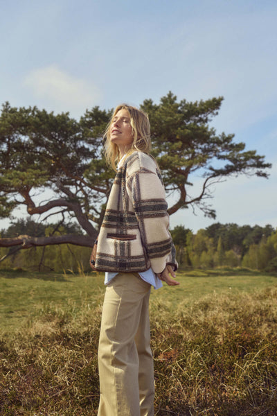 YsabellPW OTW Brown Check - 304500 - 30310251 Thumbnail