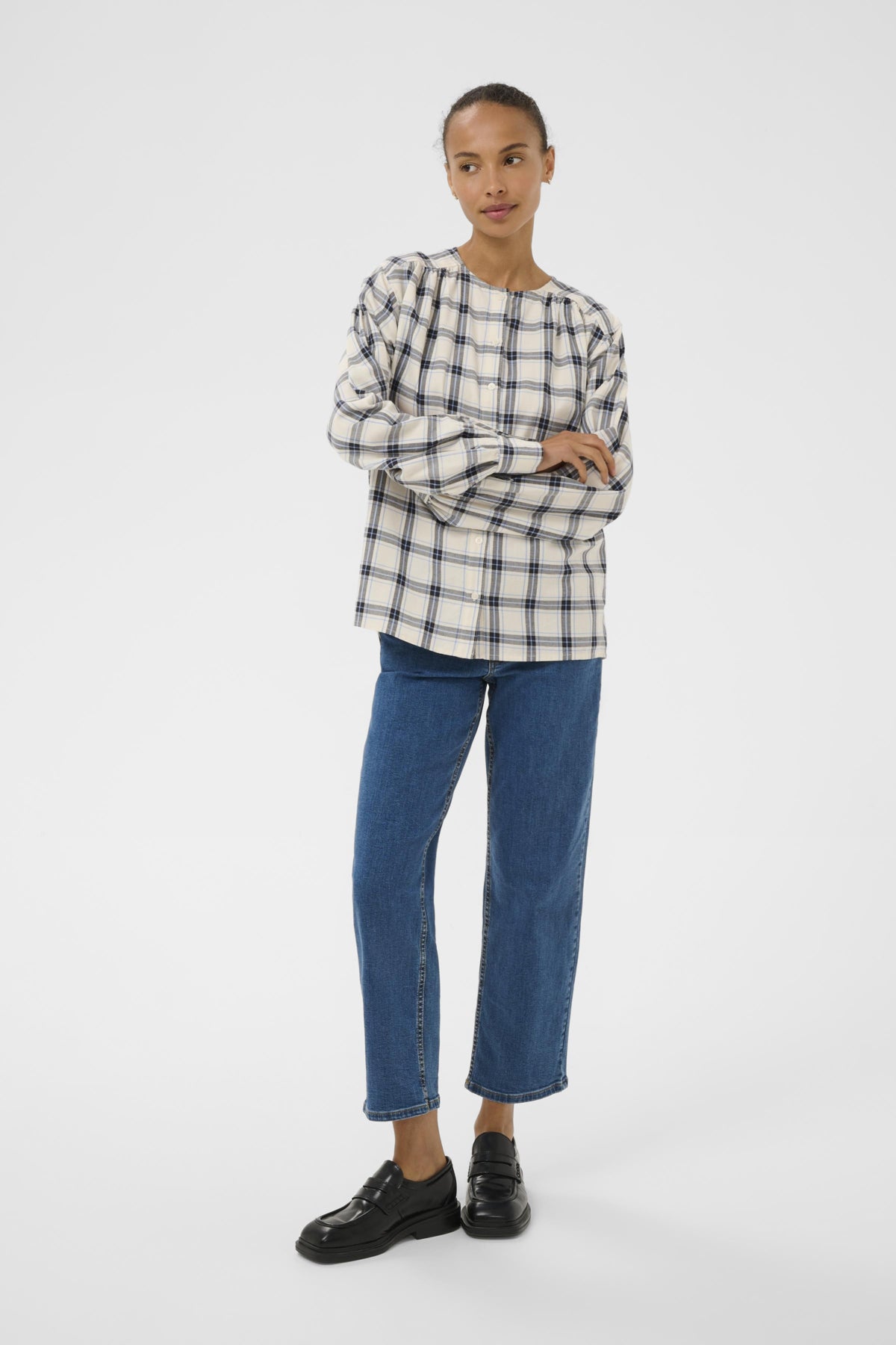 YaninasPW BL Big Dark Navy Check - 304552 -